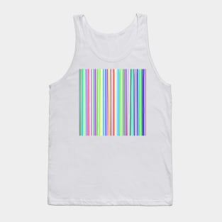 Colorful Stripe Pattern Tank Top